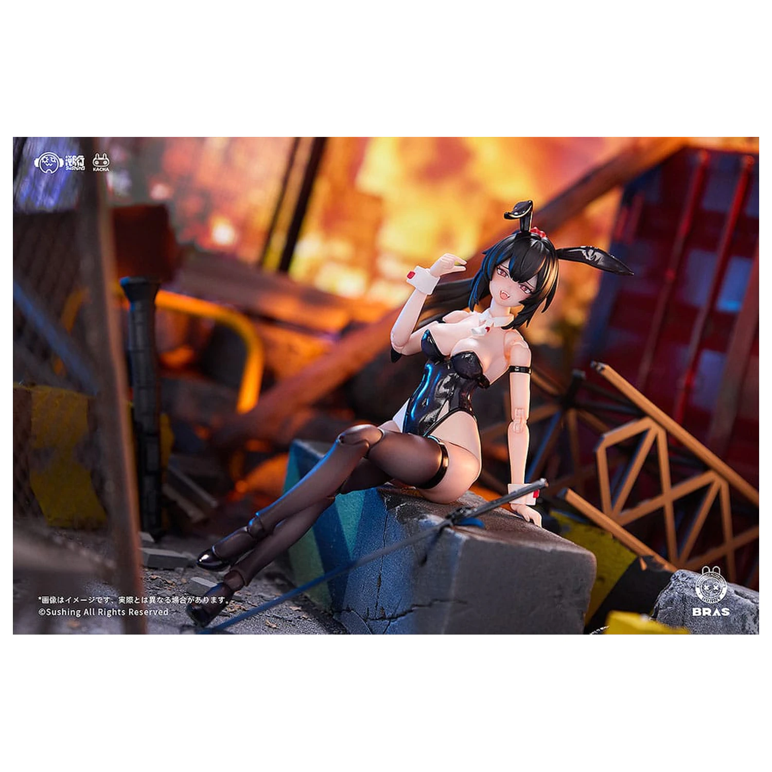 Bunny Rapid Action Squad figurka akcji 1/12 Attacker Runa 16 cm zdjęcie produktu