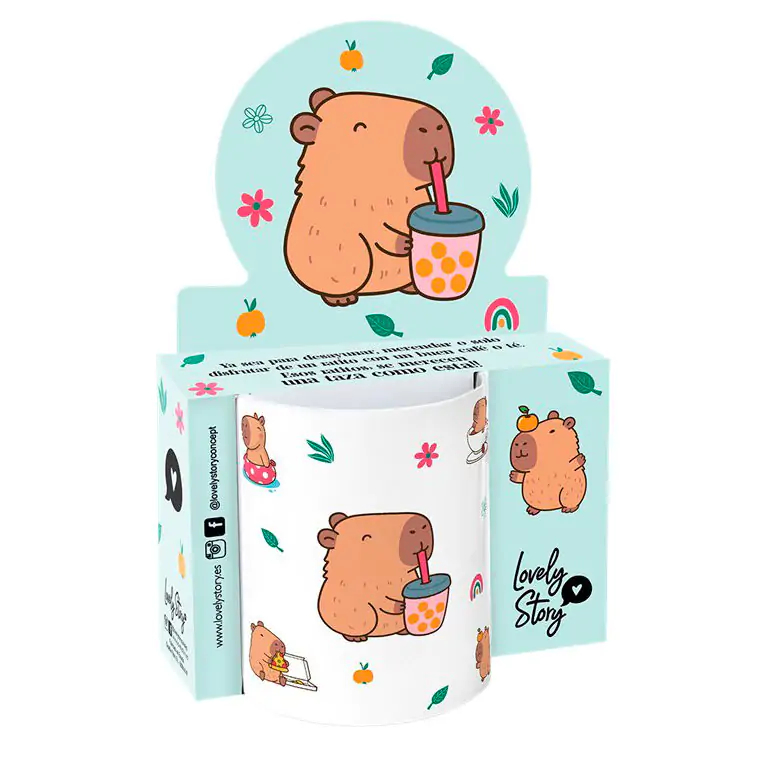 Kubek Capibara Bubble Tea 330 ml zdjęcie produktu