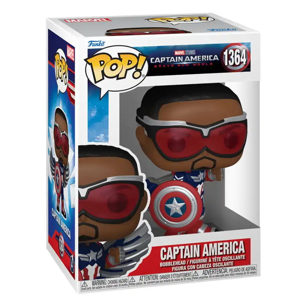 Captain America Brave New World Funko POP! Movies Figurka winylowa Kapitan Ameryka 9 cm zdjęcie produktu