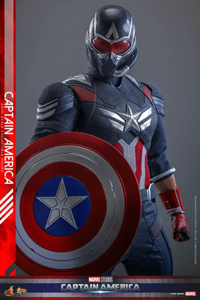 Captain America: Brave New World Movie Masterpiece Figurka Akcji 1/6 Kapitan Ameryka 30 cm zdjęcie produktu