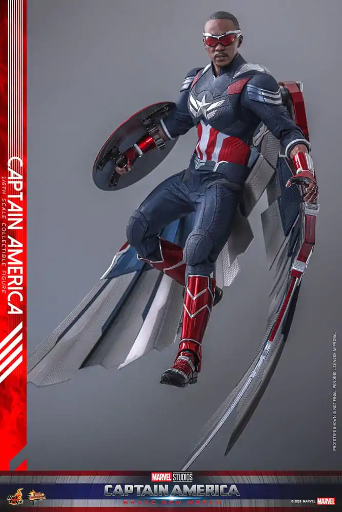 Captain America: Brave New World Movie Masterpiece Figurka Akcji 1/6 Kapitan Ameryka 30 cm zdjęcie produktu