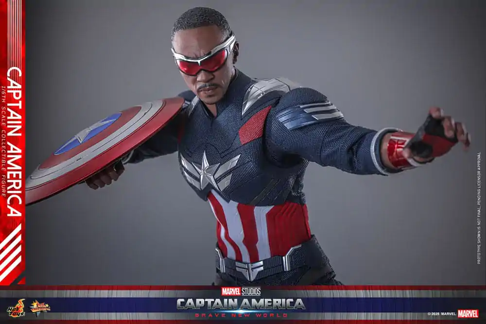 Captain America: Brave New World Movie Masterpiece Figurka Akcji 1/6 Kapitan Ameryka 30 cm zdjęcie produktu