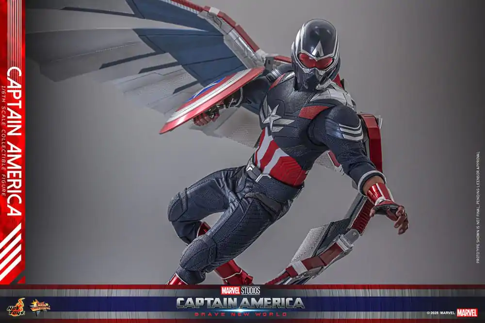 Captain America: Brave New World Movie Masterpiece Figurka Akcji 1/6 Kapitan Ameryka 30 cm zdjęcie produktu