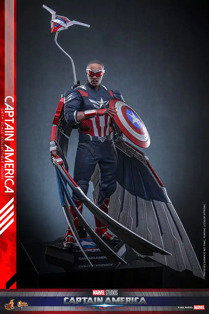 Captain America: Brave New World Movie Masterpiece Figurka Akcji 1/6 Kapitan Ameryka 30 cm zdjęcie produktu