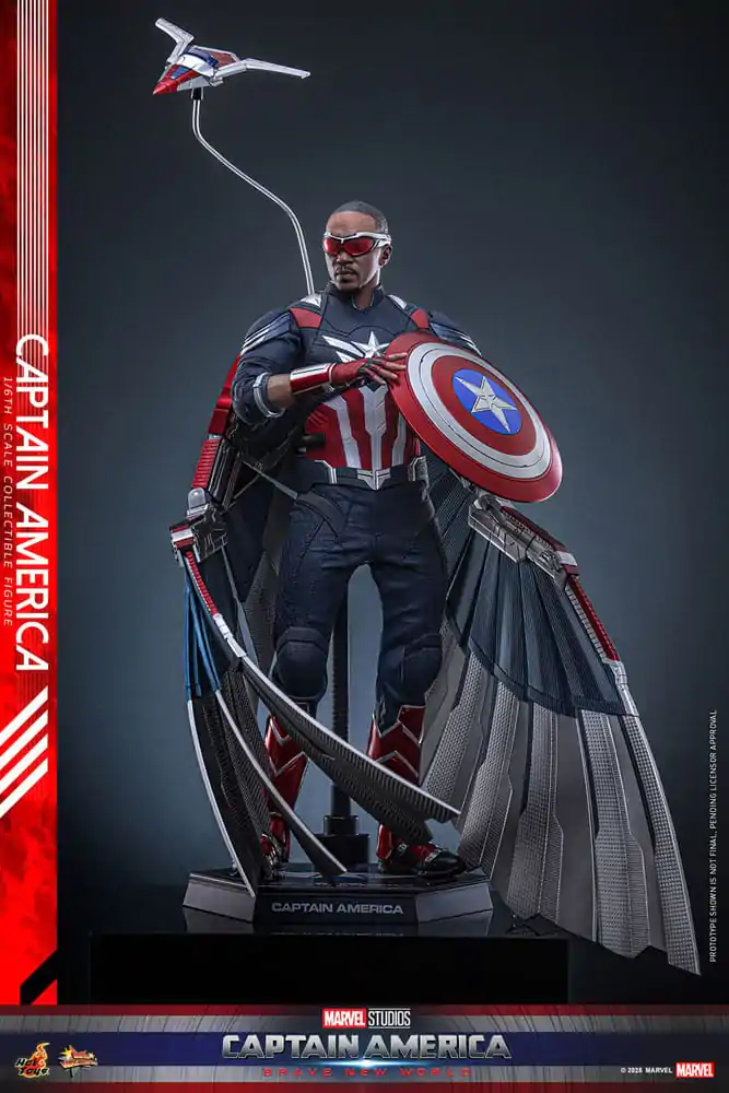 Captain America: Brave New World Movie Masterpiece Figurka Akcji 1/6 Kapitan Ameryka 30 cm zdjęcie produktu