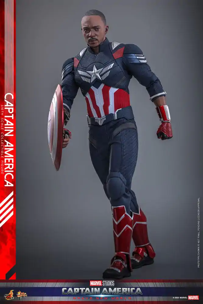 Captain America: Brave New World Movie Masterpiece Figurka Akcji 1/6 Kapitan Ameryka 30 cm zdjęcie produktu