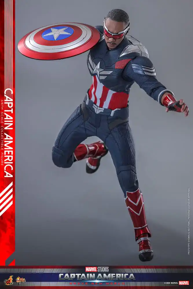 Captain America: Brave New World Movie Masterpiece Figurka Akcji 1/6 Kapitan Ameryka 30 cm zdjęcie produktu