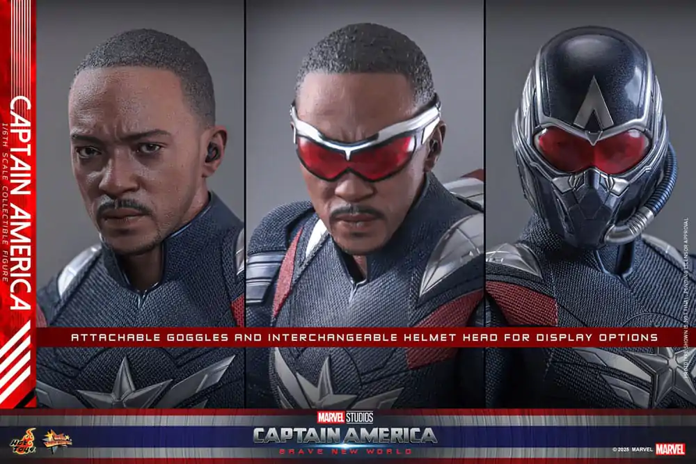 Captain America: Brave New World Movie Masterpiece Figurka Akcji 1/6 Kapitan Ameryka 30 cm zdjęcie produktu