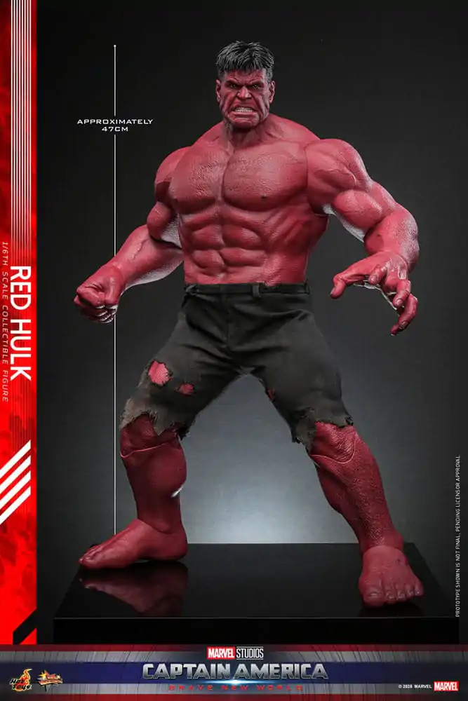 Captain America: Brave New World Movie Masterpiece Figurka Akcji 1/6 Red Hulk 47 cm zdjęcie produktu