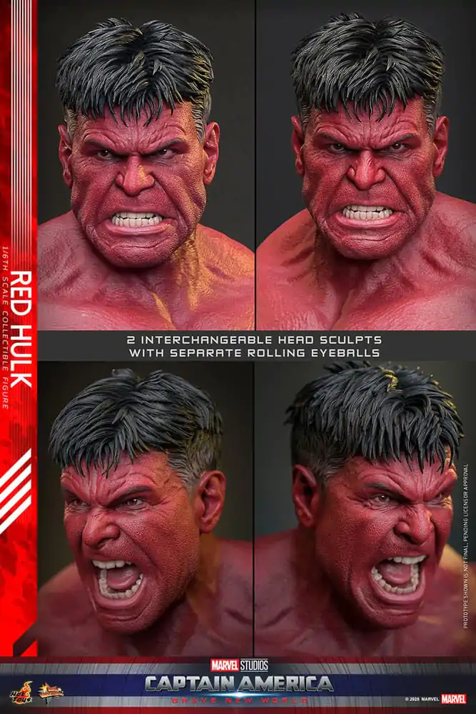 Captain America: Brave New World Movie Masterpiece Figurka Akcji 1/6 Red Hulk 47 cm zdjęcie produktu