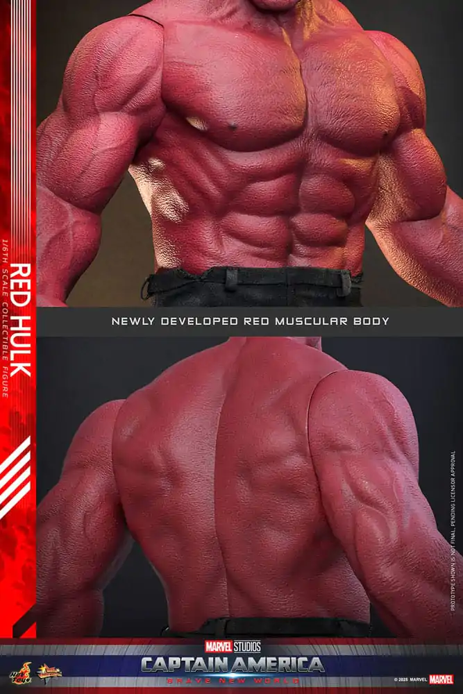 Captain America: Brave New World Movie Masterpiece Figurka Akcji 1/6 Red Hulk 47 cm zdjęcie produktu