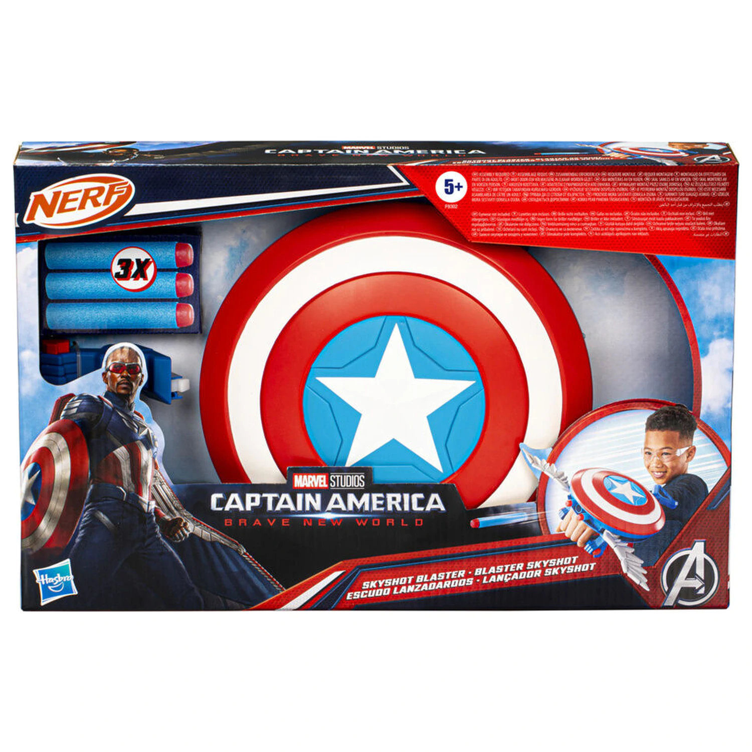 Marvel Captain America Brave New World Skyshot miotacz zdjęcie produktu
