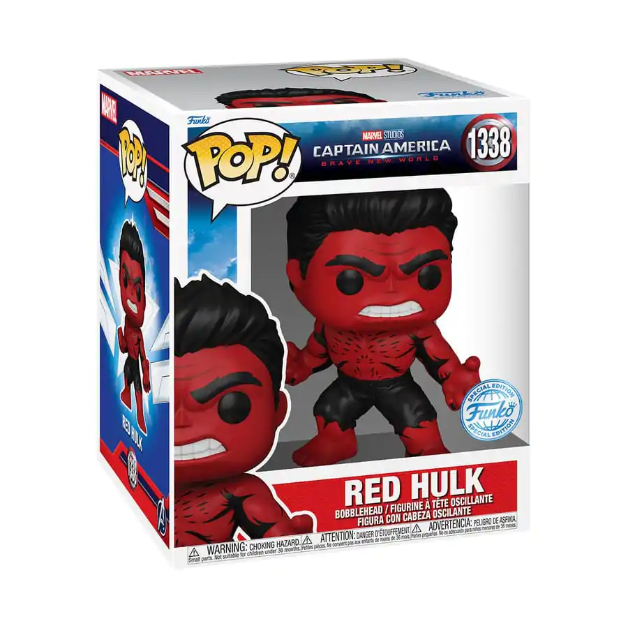 Captain America: Brave New World Super Sized Funko POP! Figurka Marvel Vinyl Red Hulk (Retro) 15 cm zdjęcie produktu