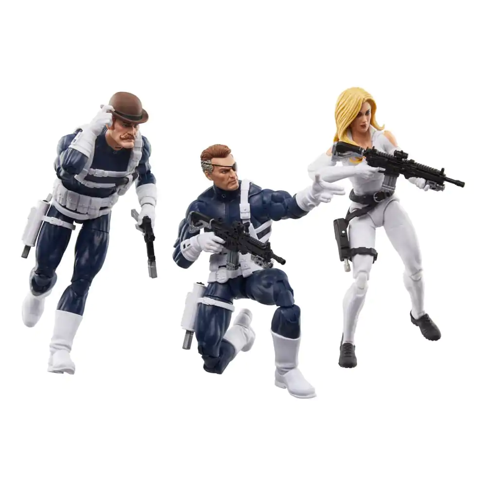 Kapitan Ameryka Marvel Legends Figurka Akcji 3-Pak S.H.I.E.L.D. 15 cm zdjęcie produktu