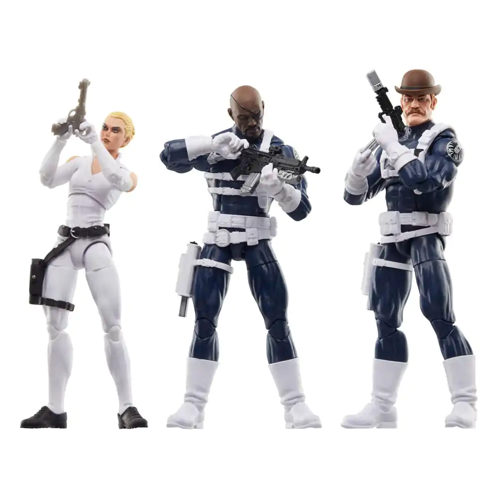 Kapitan Ameryka Marvel Legends Figurka Akcji 3-Pak S.H.I.E.L.D. 15 cm zdjęcie produktu