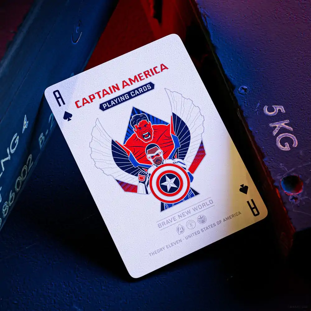 Captain America Karty do gry Patriotyczny Design zdjęcie produktu