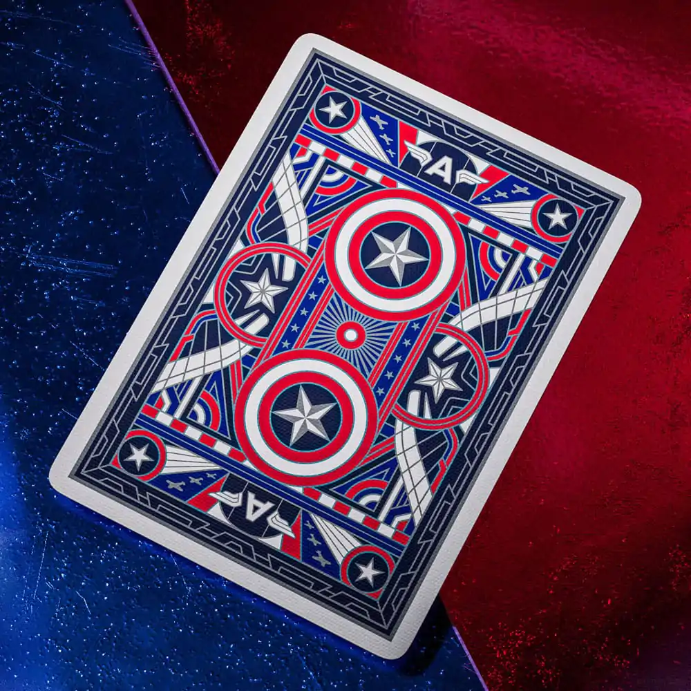Captain America Karty do gry Patriotyczny Design zdjęcie produktu
