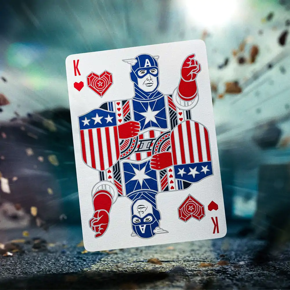 Captain America Karty do gry Patriotyczny Design zdjęcie produktu