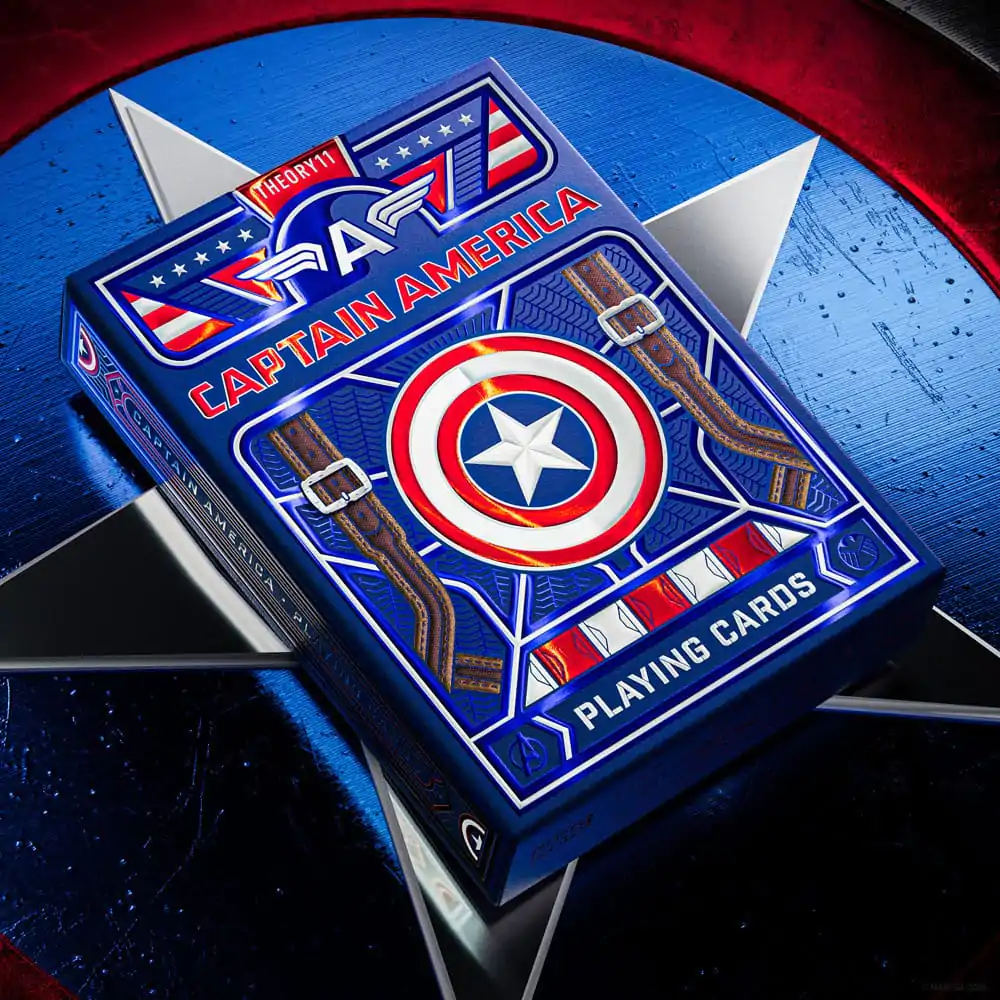 Captain America Karty do gry Patriotyczny Design zdjęcie produktu