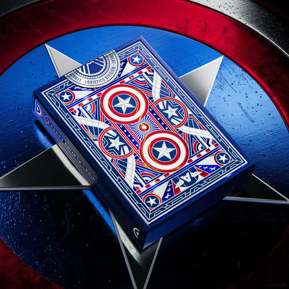 Captain America Karty do gry Patriotyczny Design zdjęcie produktu
