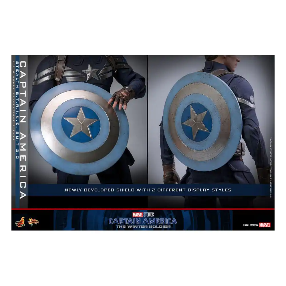 Captain America: Zimowy Żołnierz Movie Masterpiece Figurka Akcji 1/6 Captain America (Stealth S.T.R.I.K.E. Suit) 2.0 31 cm zdjęcie produktu