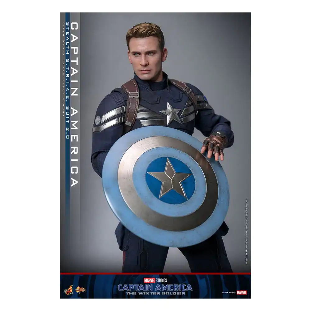 Captain America: Zimowy Żołnierz Movie Masterpiece Figurka Akcji 1/6 Captain America (Stealth S.T.R.I.K.E. Suit) 2.0 31 cm zdjęcie produktu