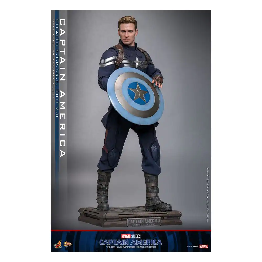 Captain America: Zimowy Żołnierz Movie Masterpiece Figurka Akcji 1/6 Captain America (Stealth S.T.R.I.K.E. Suit) 2.0 31 cm zdjęcie produktu