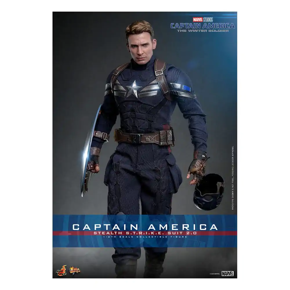 Captain America: Zimowy Żołnierz Movie Masterpiece Figurka Akcji 1/6 Captain America (Stealth S.T.R.I.K.E. Suit) 2.0 31 cm zdjęcie produktu