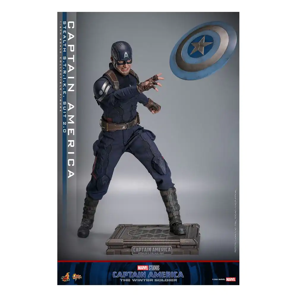 Captain America: Zimowy Żołnierz Movie Masterpiece Figurka Akcji 1/6 Captain America (Stealth S.T.R.I.K.E. Suit) 2.0 31 cm zdjęcie produktu