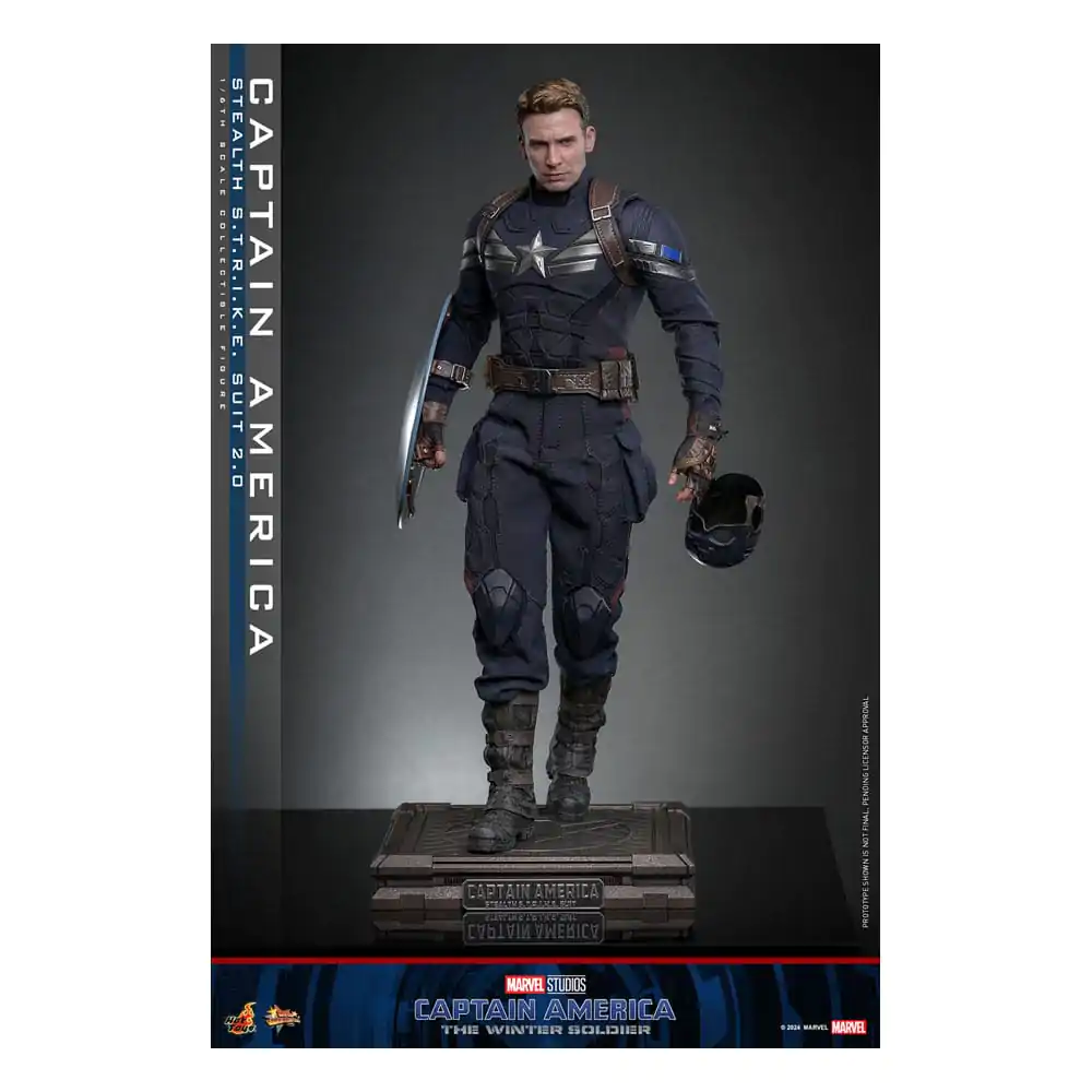 Captain America: Zimowy Żołnierz Movie Masterpiece Figurka Akcji 1/6 Captain America (Stealth S.T.R.I.K.E. Suit) 2.0 31 cm zdjęcie produktu