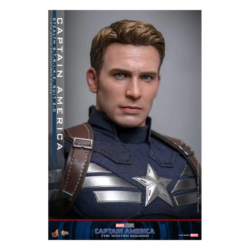 Captain America: Zimowy Żołnierz Movie Masterpiece Figurka Akcji 1/6 Captain America (Stealth S.T.R.I.K.E. Suit) 2.0 31 cm zdjęcie produktu