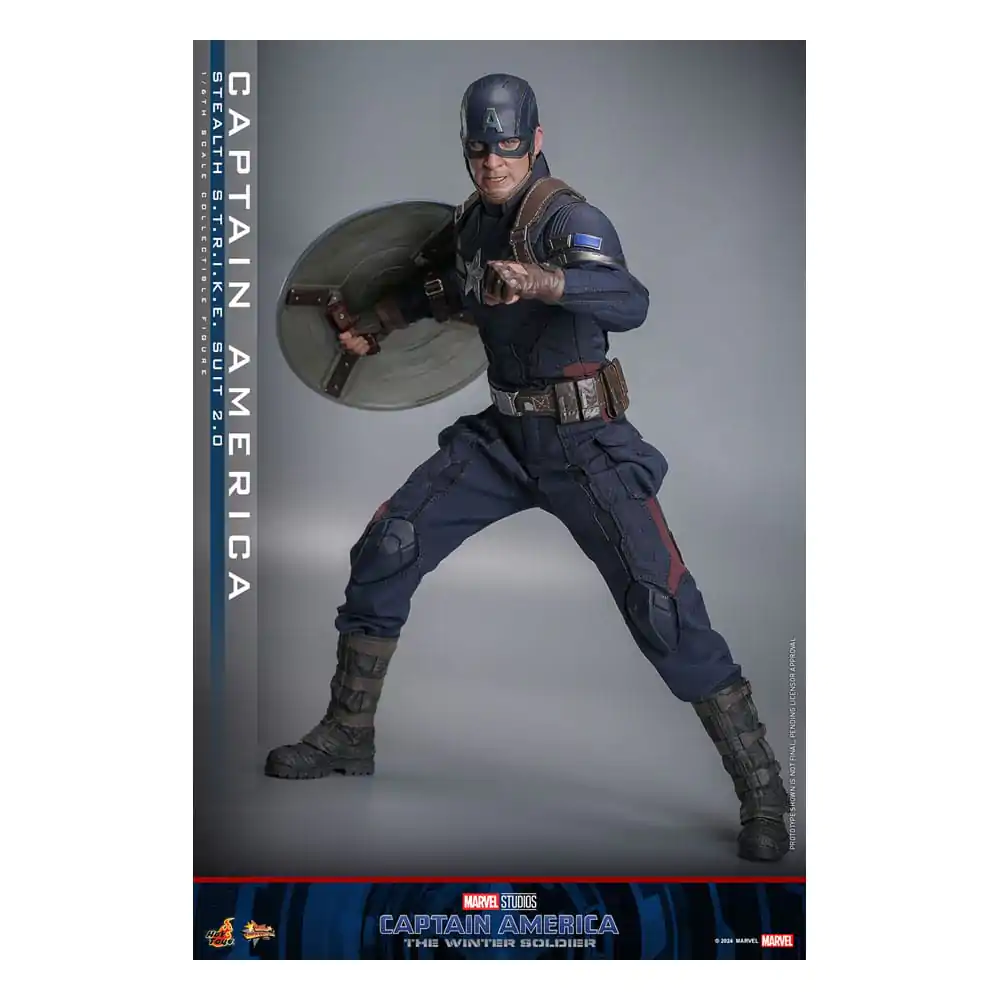 Captain America: Zimowy Żołnierz Movie Masterpiece Figurka Akcji 1/6 Captain America (Stealth S.T.R.I.K.E. Suit) 2.0 31 cm zdjęcie produktu