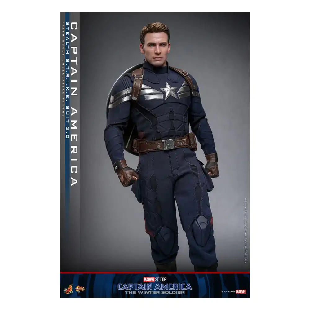 Captain America: Zimowy Żołnierz Movie Masterpiece Figurka Akcji 1/6 Captain America (Stealth S.T.R.I.K.E. Suit) 2.0 31 cm zdjęcie produktu