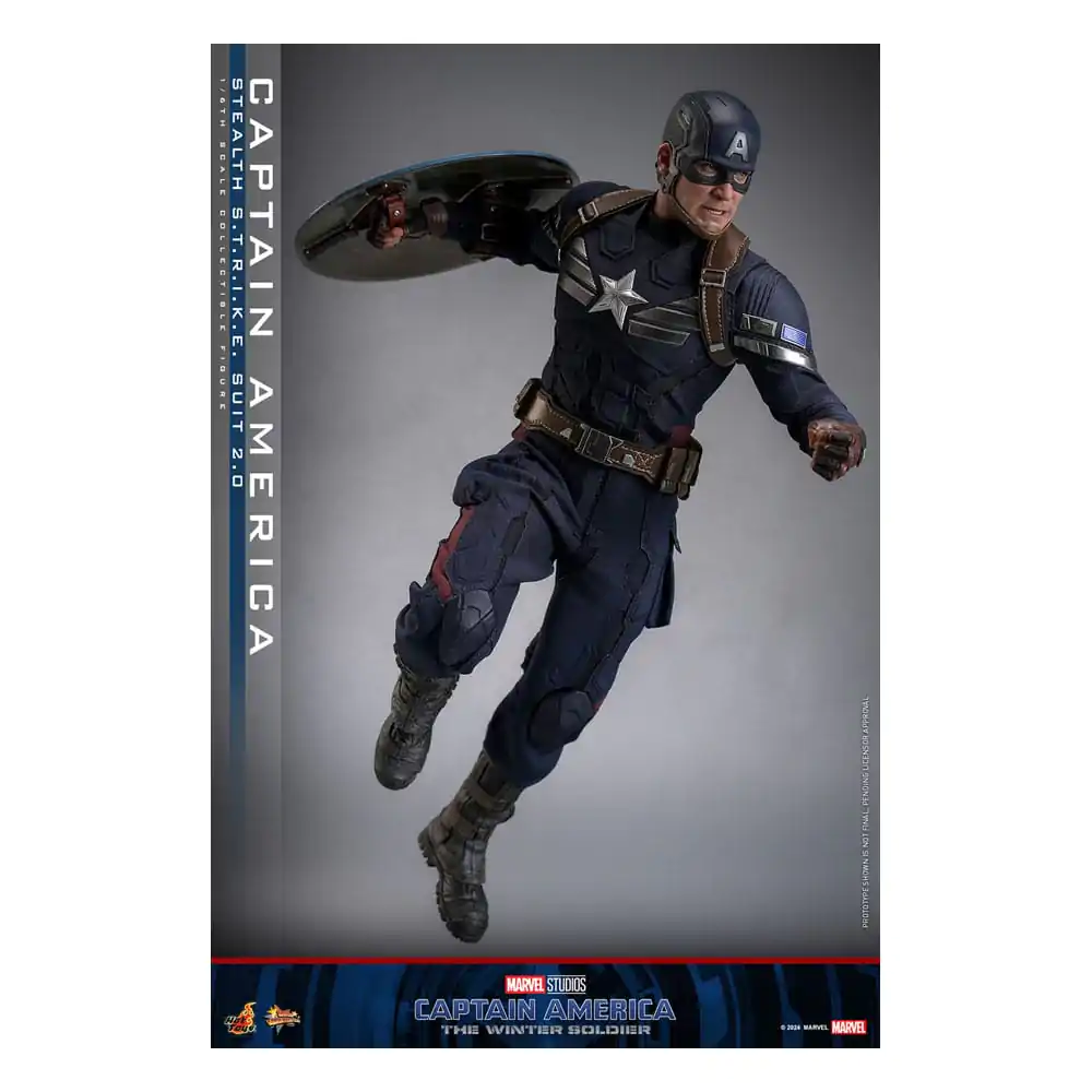 Captain America: Zimowy Żołnierz Movie Masterpiece Figurka Akcji 1/6 Captain America (Stealth S.T.R.I.K.E. Suit) 2.0 31 cm zdjęcie produktu