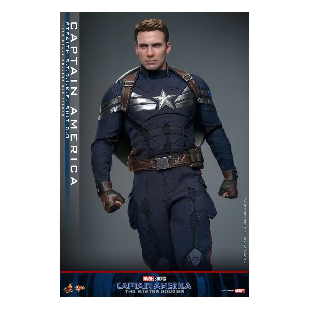 Captain America: Zimowy Żołnierz Movie Masterpiece Figurka Akcji 1/6 Captain America (Stealth S.T.R.I.K.E. Suit) 2.0 31 cm zdjęcie produktu