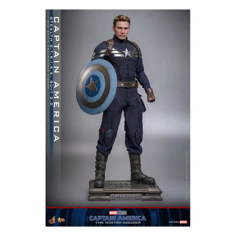 Captain America: Zimowy Żołnierz Movie Masterpiece Figurka Akcji 1/6 Captain America (Stealth S.T.R.I.K.E. Suit) 2.0 31 cm zdjęcie produktu