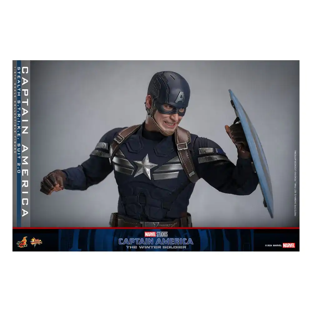 Captain America: Zimowy Żołnierz Movie Masterpiece Figurka Akcji 1/6 Captain America (Stealth S.T.R.I.K.E. Suit) 2.0 31 cm zdjęcie produktu