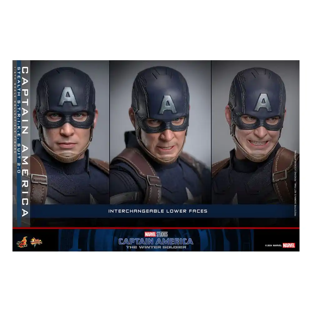 Captain America: Zimowy Żołnierz Movie Masterpiece Figurka Akcji 1/6 Captain America (Stealth S.T.R.I.K.E. Suit) 2.0 31 cm zdjęcie produktu