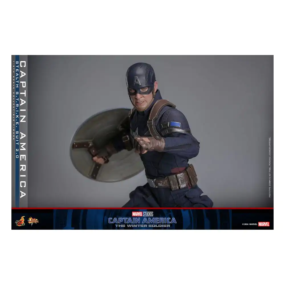 Captain America: Zimowy Żołnierz Movie Masterpiece Figurka Akcji 1/6 Captain America (Stealth S.T.R.I.K.E. Suit) 2.0 31 cm zdjęcie produktu