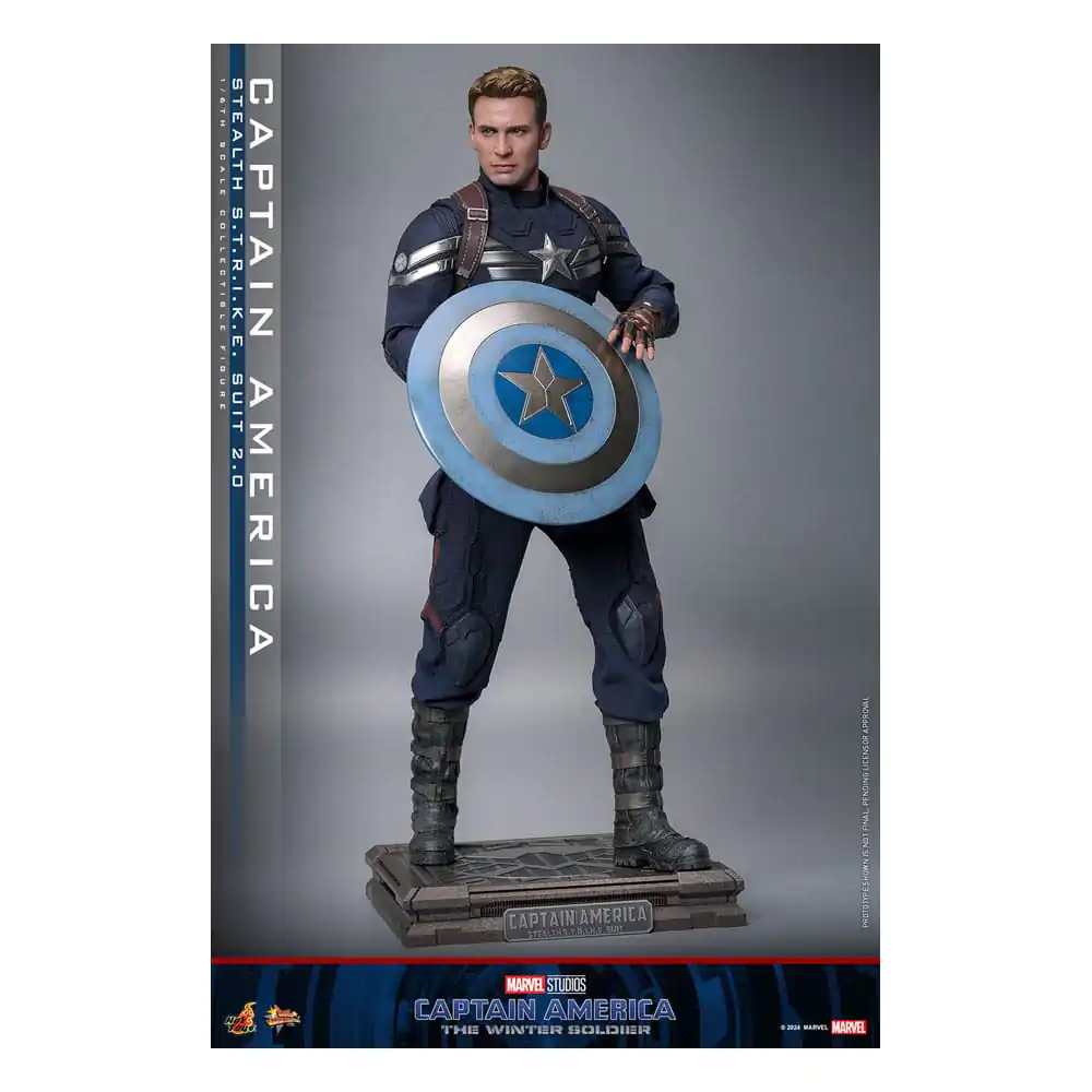 Captain America: Zimowy Żołnierz Movie Masterpiece Figurka Akcji 1/6 Captain America (Stealth S.T.R.I.K.E. Suit) 2.0 31 cm zdjęcie produktu