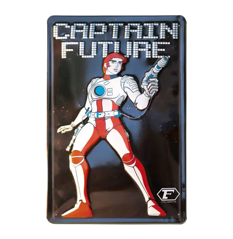 Captain Future - Tabliczka blaszana 20 x 30 cm zdjęcie produktu