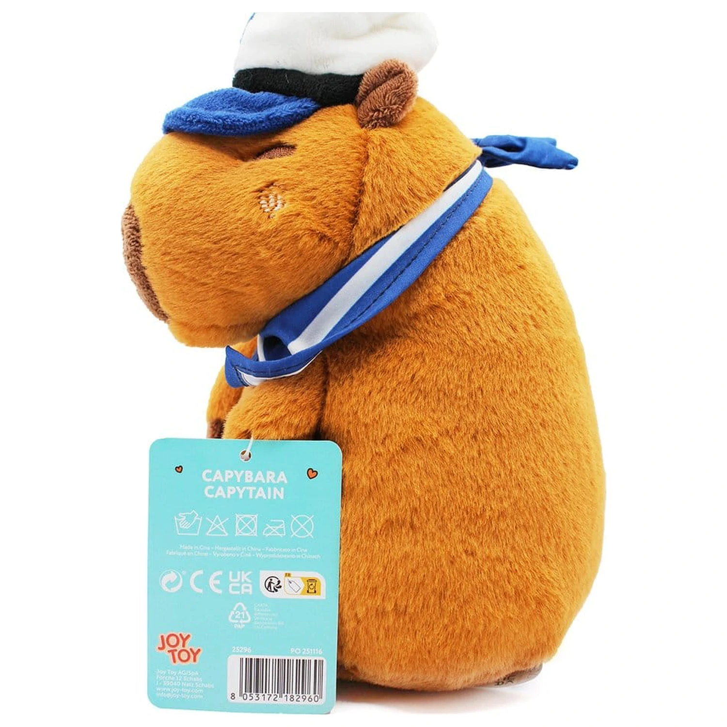 Maskotka pluszowa Capybara Capy Captain 23 cm zdjęcie produktu