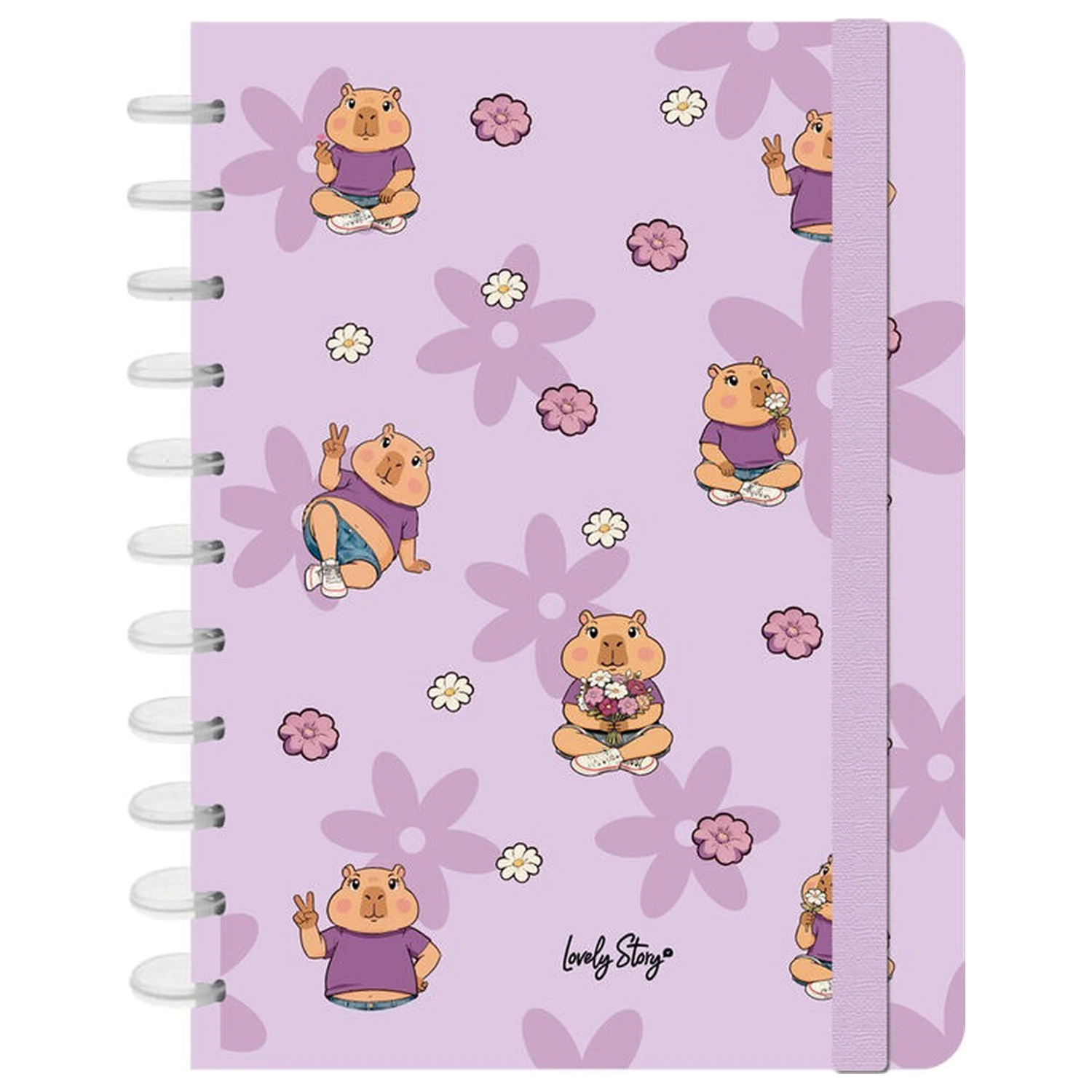 Capybara Flower notatnik A4 zdjęcie produktu