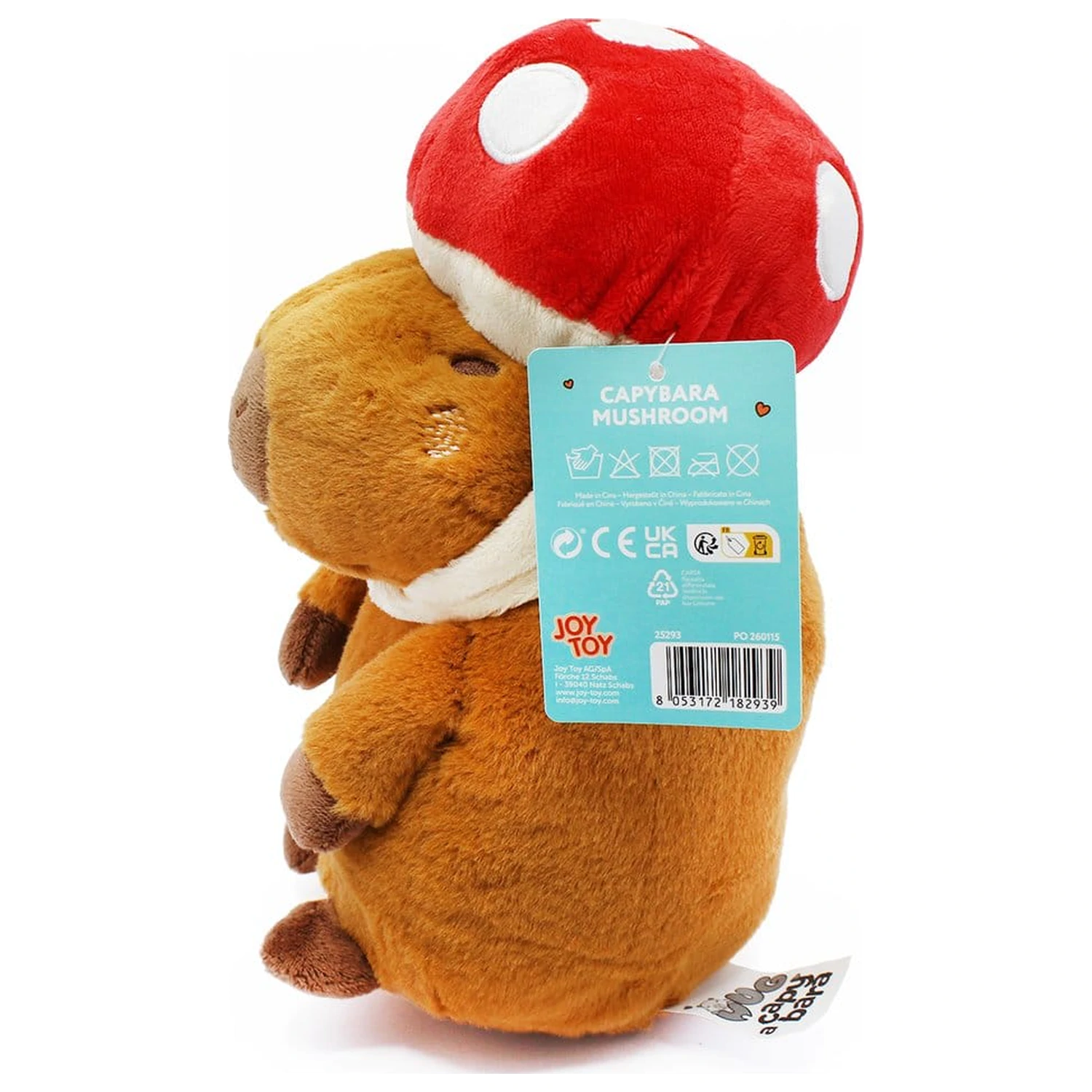 Pluszowa figurka Kapibara Grzybek 23 cm zdjęcie produktu
