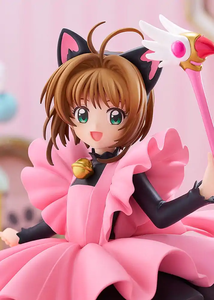 Cardcaptor Sakura Pop Up Parade Figurka PVC Sakura Kinomoto: Wersja Kostiumu Czarnego Kota Rozmiar L 22 cm zdjęcie produktu