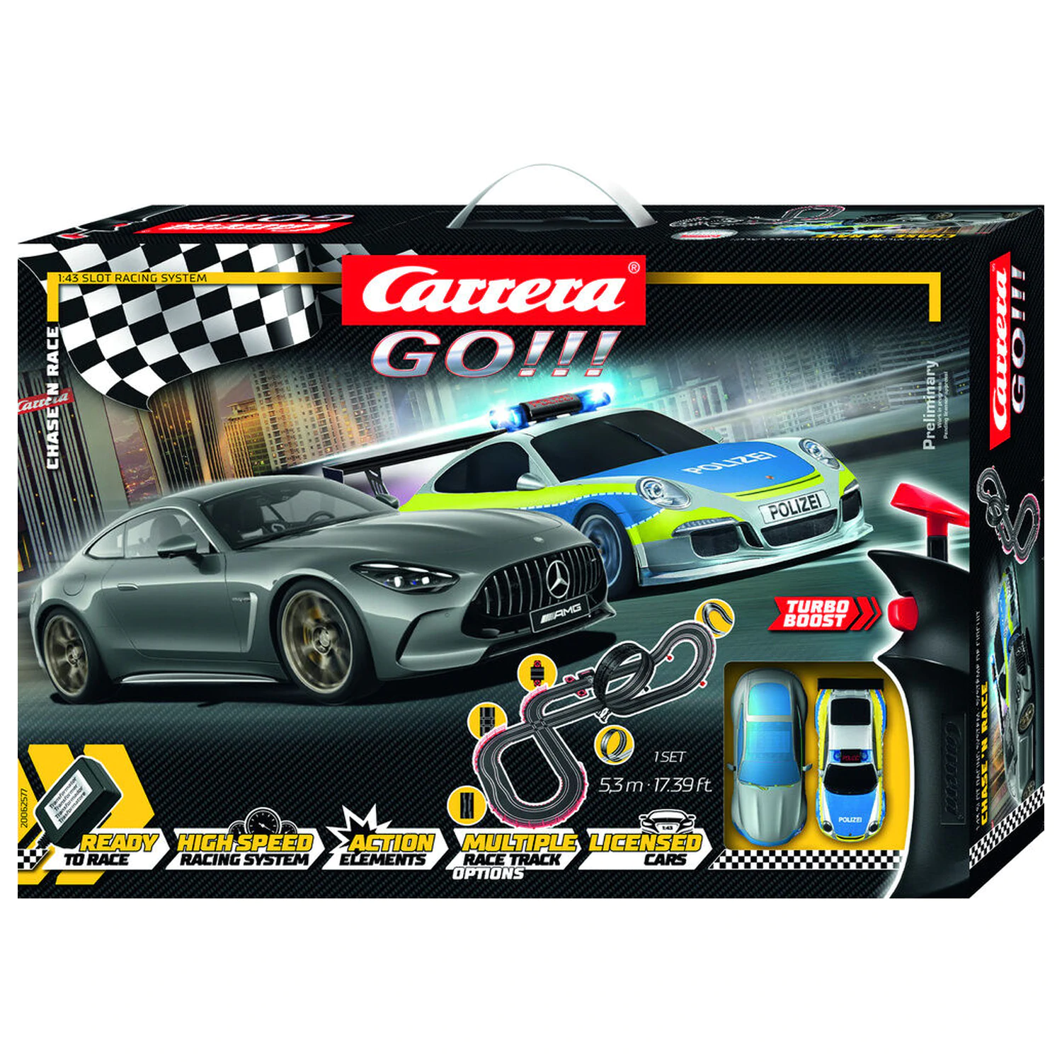 Carrera GO!!! Chase 'n Race Tor wyścigowy zdjęcie produktu