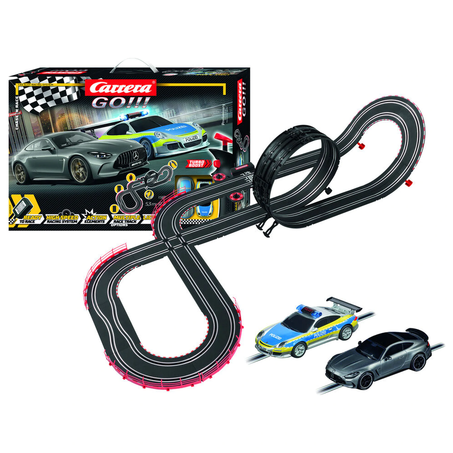 Carrera GO!!! Chase 'n Race Tor wyścigowy zdjęcie produktu