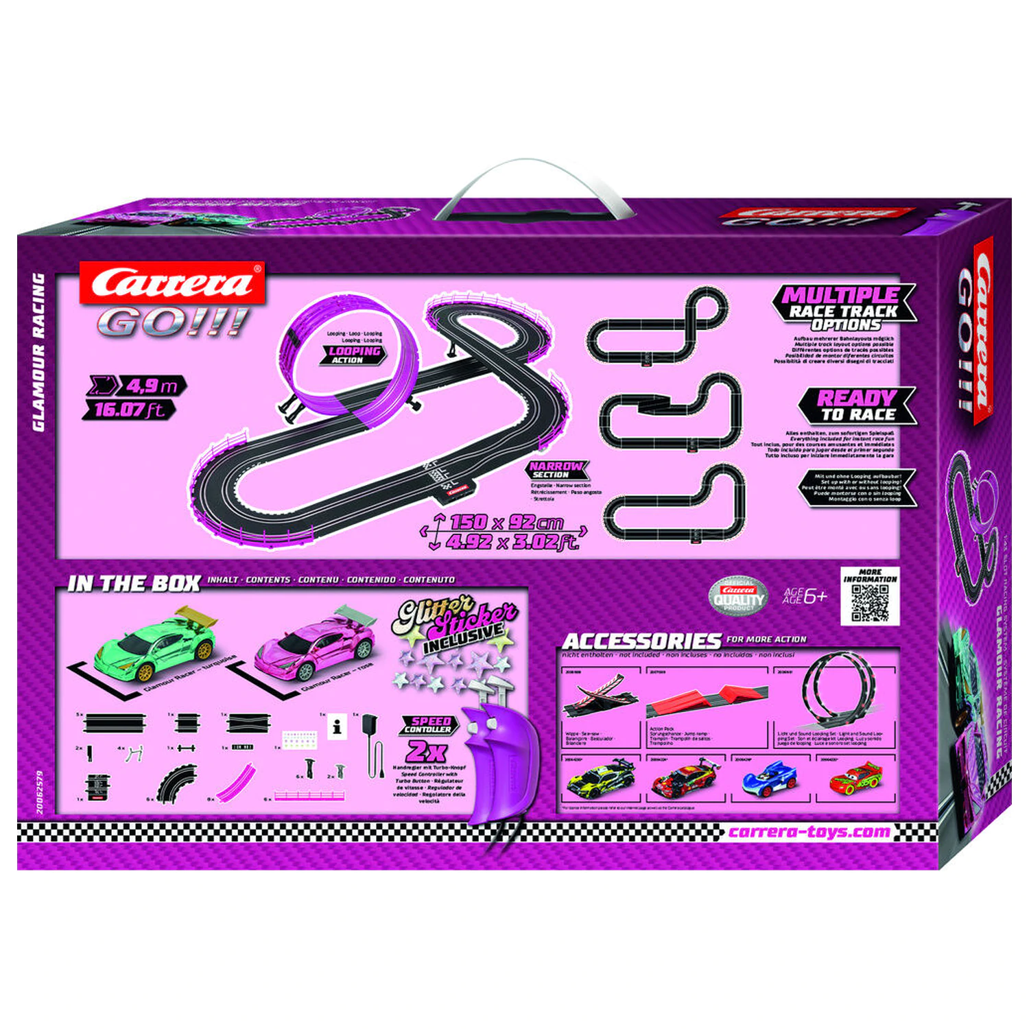 Carrera GO!!! Glamour Racing - Tor wyścigowy zdjęcie produktu