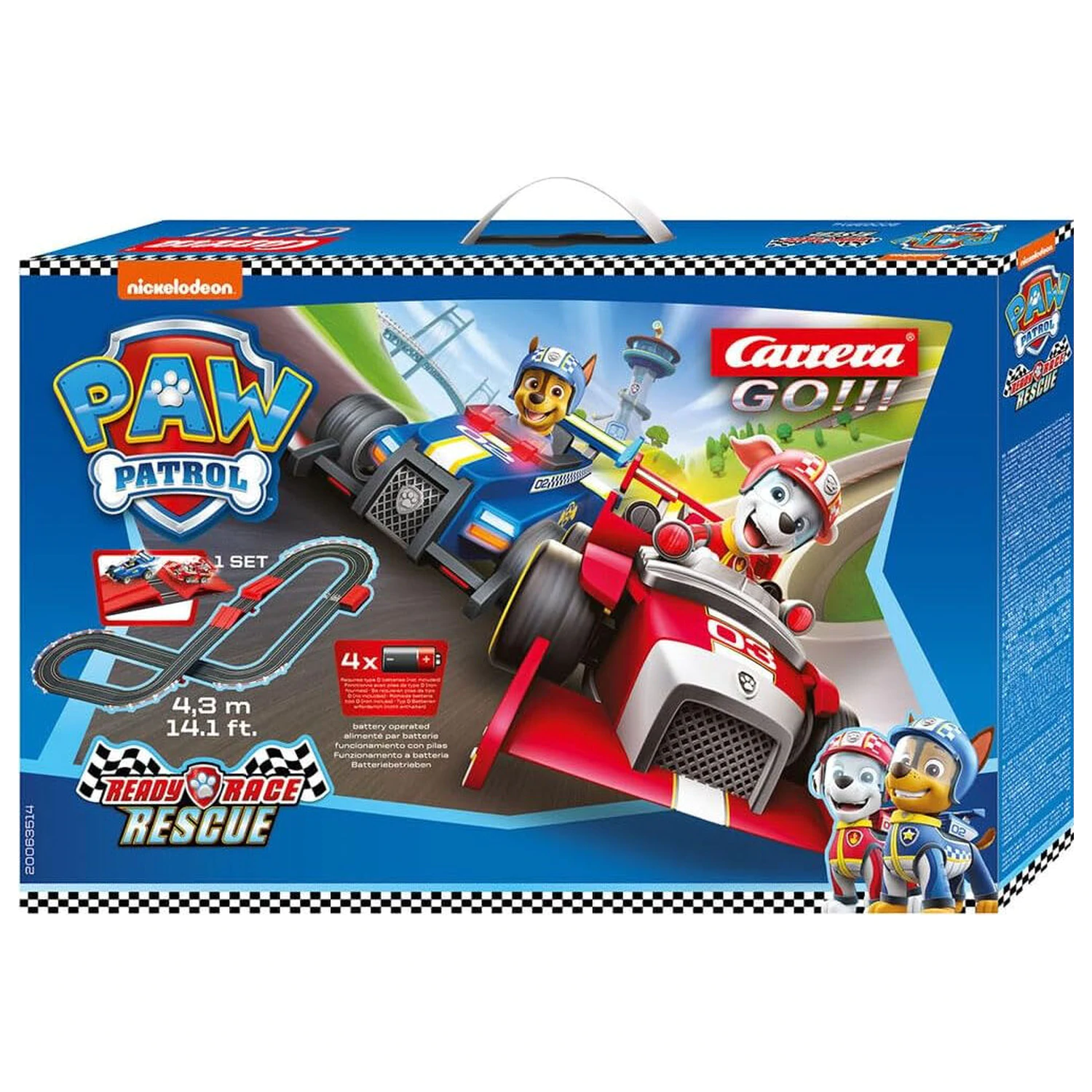 Carrera GO!!! Psi Patrol Ready Race & Rescue Tor wyścigowy zdjęcie produktu