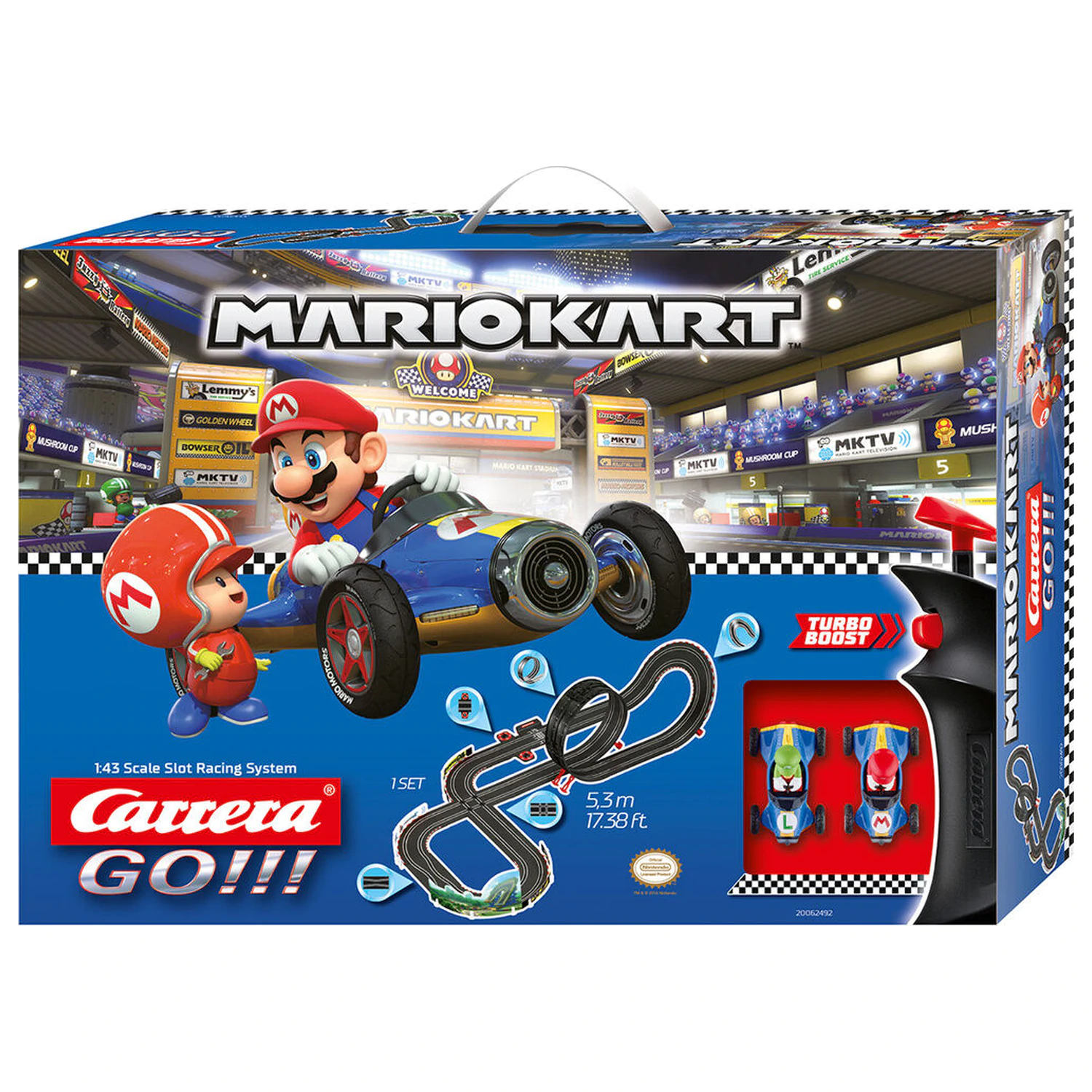 Carrera GO!!! Mario Kart Mario & Luigi Tor wyścigowy zdjęcie produktu